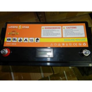 LiFePO4 Batterie LCD 100 Ah